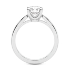 18kt White Gold Azalea Classic Solitaire 2mm Lab Diamond Ring side right image one