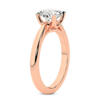 1.49 ct. cushion Azalea Solitaire Ring in 18kt rose gold standing product image one
