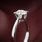 1.49 ct. cushion Azalea Solitaire Ring in 18kt rose gold color product image two