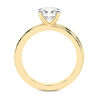 9ct Yellow Gold Juniper Crossover Solitaire Lab Diamond Ring side right image one