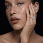 2.59 ct. pear Magnolia Solitaire Ring in 10kt rose gold model image