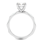 1.38 ct. pear Magnolia Solitaire Ring in 18kt white gold side right image one