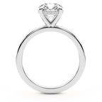 1.29 Ct Heart Cut Mildred Hidden Halo Solitaire Lab Diamond Ring in 14kt White Gold right