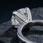 2.99 ct. oval Cordelia Solitaire Ring in 10kt white gold color product image two