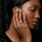 2.06 ct. oval Agnes Solitaire Ring in 14kt yellow gold model image two