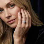 2.82 ct. round Edith Solitaire Ring in 18kt rose gold model image