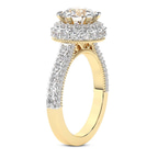 18kt Yellow Gold Luxoré Vintage Allure Lab Diamond Ring standing product image one