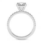 0.85 Ct Round Cut Nomi Classic Eternity Lab Diamond Ring in 18kt White Gold right