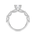 2.17 Ct Round Cut Ciara Petite Station Style Lab Diamond Ring in Platinum right
