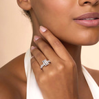 1.45 ct. pear Chrizan Ring in 14kt rose gold model image