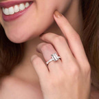 2.59 ct. pear Gizele Ring in 14kt yellow gold model image
