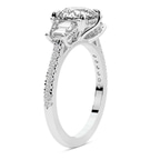2.82 ct. round Lavinia Ring in platinum standing product image one