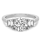 2.82 ct. round Lavinia Ring in platinum front image