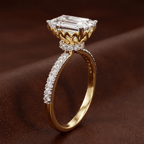 18ct White Gold Olivia Secret Halo Lab Diamond Ring color product image one