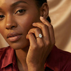 2.59 ct. pear Azalea Solitaire Ring in 14kt white gold model image