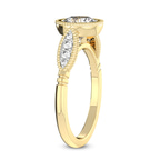 9ct Yellow Gold Everly Vintage Bezel Lab Diamond Ring standing product image one