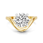 9ct Yellow Gold Eden Crest Lab Diamond Ring front image