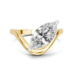 2.92 ct. marquise Eden Crest Lab Diamond Ring in 18kt yellow gold front image