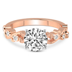 14kt Rose Gold Catrina Cutwork Lab Diamond Ring front image