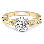 9ct Yellow Gold Catrina Cutwork Lab Diamond Ring front image