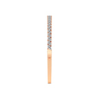 14kt Rose Gold Tear of Light Marquise Lab Diamond Openable Bangle Bracelet (3 Ct. Tw.) left