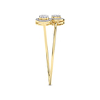 14kt Yellow Gold Celina Halo Flexi Lab Diamond Bangle Bracelet (3 Ct. Tw.) left