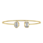 14kt Yellow Gold Eden Bezel Flexi Lab Diamond Bangle Bracelet (2 Ct. Tw.) front image