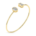 14kt Yellow Gold Eden Bezel Flexi Lab Diamond Bangle Bracelet (2 Ct. Tw.) right