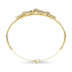 14kt Yellow Gold Vita Cluster Lab Diamond openable bracelet (2 Ct. Tw.) left