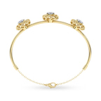 14ct Yellow Gold Spiral Eleve Round Lab Diamond openable bracelet (1 Ct. Tw.) left