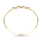 14ct Yellow Gold Eloise Halo Lab Diamond openable bracelet (4 Ct. Tw.) left