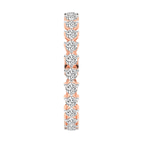 10kt Rose Gold Anahita Round Lab Diamond Tennis Bracelet (20 Ct. Tw.) left