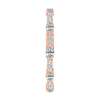 10kt Rose Gold Basilia Marquise and Round Lab Diamond Tennis Bracelet (7 Ct. Tw.) left