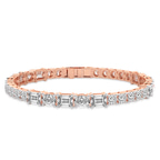 10kt Rose Gold Lois Multi-Shape Lab Diamond Tennis Bracelet (20 Ct. Tw.) front image