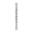 10kt Rose Gold Lois Multi-Shape Lab Diamond Tennis Bracelet (20 Ct. Tw.) left