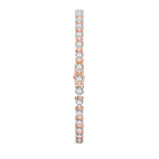 14kt Rose Gold Serene Pear Lab Diamond Tennis Bracelet (7 Ct. Tw.) standing product image one