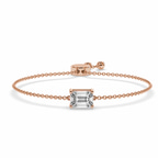 14kt Rose Gold Chrissa Emerald Fashion Bracelet (4 Ct. Tw.) front image