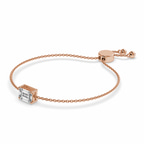 14kt Rose Gold Chrissa Emerald Fashion Bracelet (4 Ct. Tw.) standing product image one