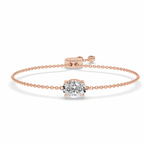 14ct Rose Gold Alison Oval Fashion Bracelet (3/4 Ct. Tw.) front image
