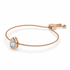 14kt Rose Gold Michelle Pear Fashion Bracelet (5 Ct. Tw.) right
