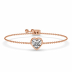 14ct Rose Gold Kyra Heart Fashion Bracelet (1 Ct. Tw.) front image