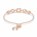 14kt Rose Gold Mia Five Stone Pear Fashion Bracelet (5 Ct. Tw.) left