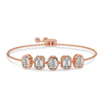 14kt Rose Gold Alexa Multishape Fashion Bracelet (6 Ct. Tw.) front image