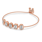 14kt Rose Gold Alexa Multishape Fashion Bracelet (6 Ct. Tw.) right