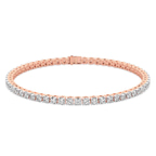 14kt Rose Gold Darcy Round Lab Diamond Tennis Bracelet (7 Ct. Tw.) front image