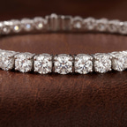 14kt Rose Gold Darcy Round Lab Diamond Tennis Bracelet (7 Ct. Tw.) color product image one