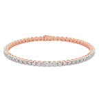 14kt Rose Gold Darcy Round Lab Diamond Tennis Bracelet (7 Ct. Tw.) side right image one