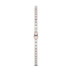 14kt Rose Gold Darcy Round Lab Diamond Tennis Bracelet (7 Ct. Tw.) standing product image one
