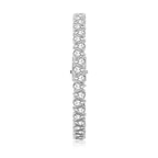 14kt White Gold Marion Pear Lab Diamond Tennis Bracelet (10 Ct. Tw.) left