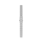 Platinum Celine Emerald Lab Diamond Tennis Bracelet (10 Ct. Tw.) left